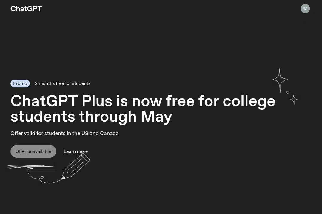 ChatGPT Plus free